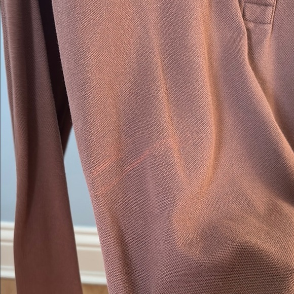 Lacoste Chocolate Long Sleeve Polo - Picture 3 of 6